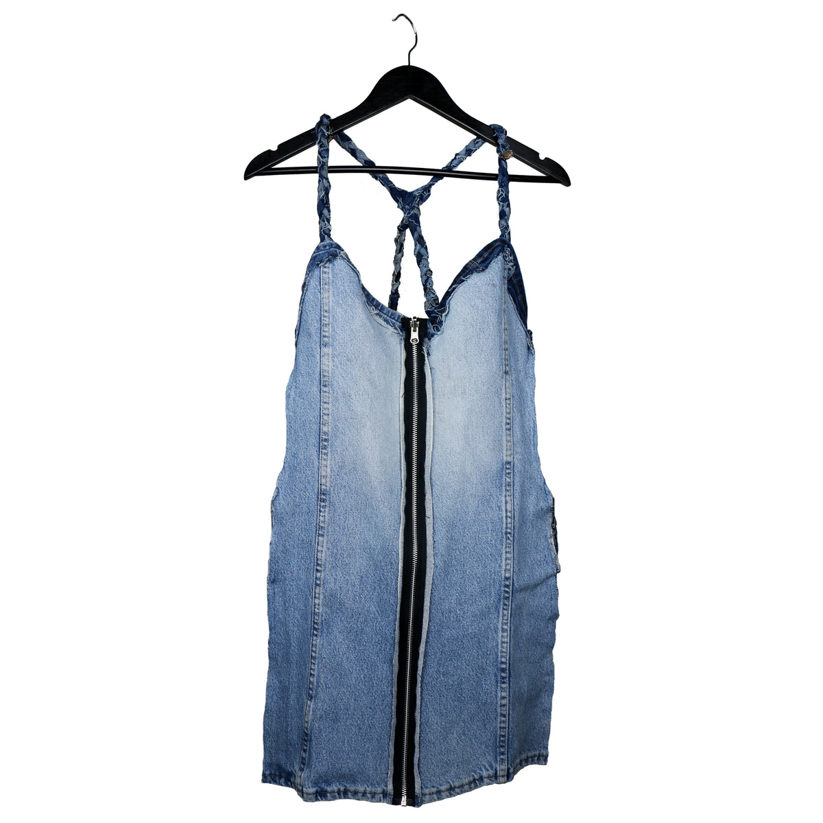 The Curse of Curves - Reversible, Upcycled Denim Dress – Stevie Leigh