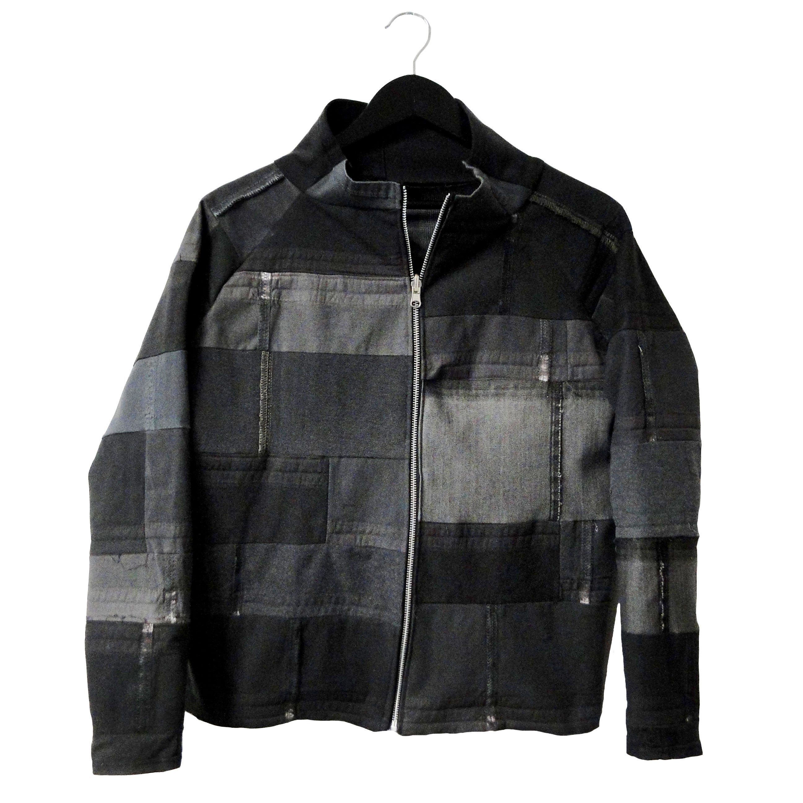 upcycled, reversible, sustainable denim jacket