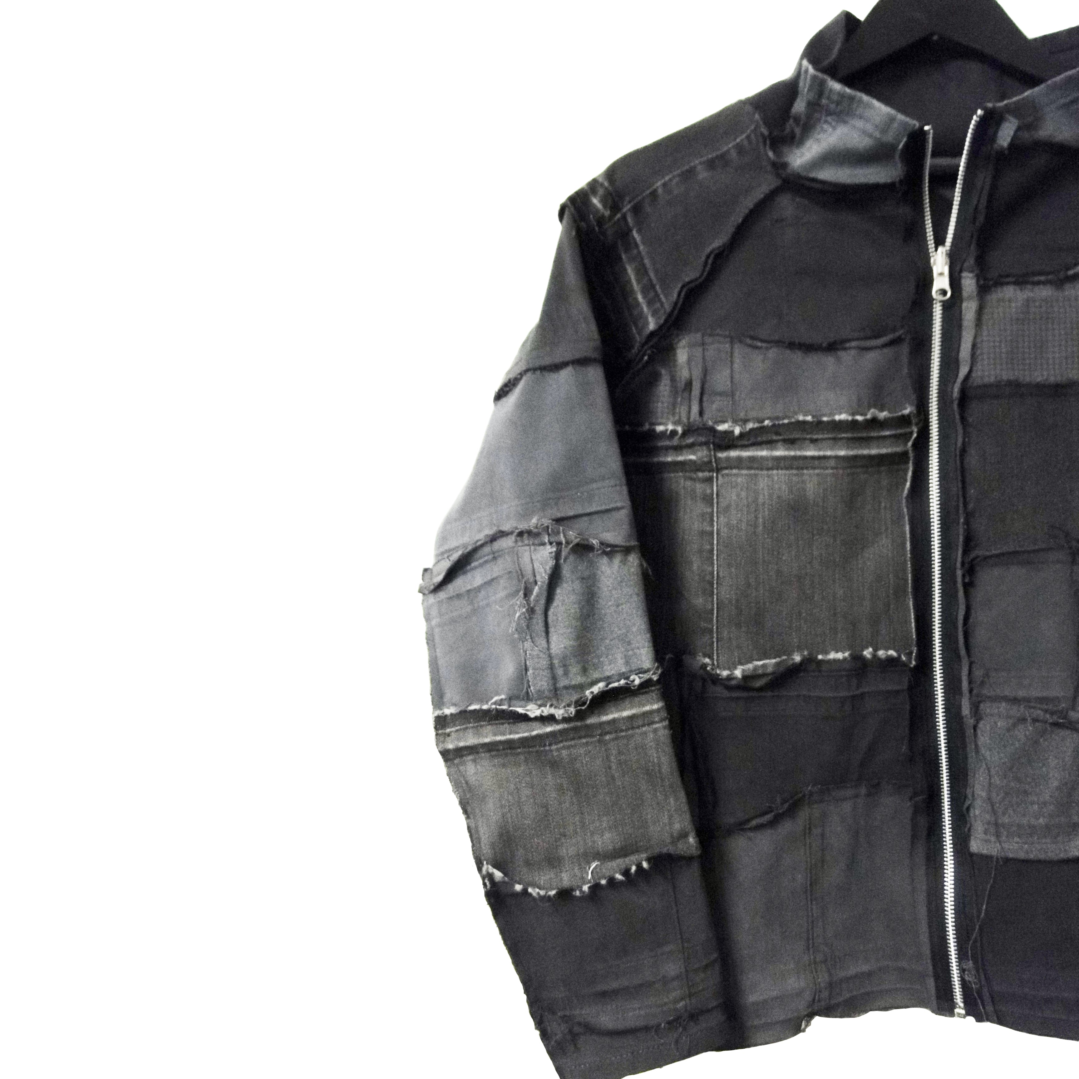 #REMIXbyStevieLeigh reversible genderless upcycled denim jacket