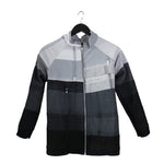 reversible black denim jacket by remix by stevie leigh