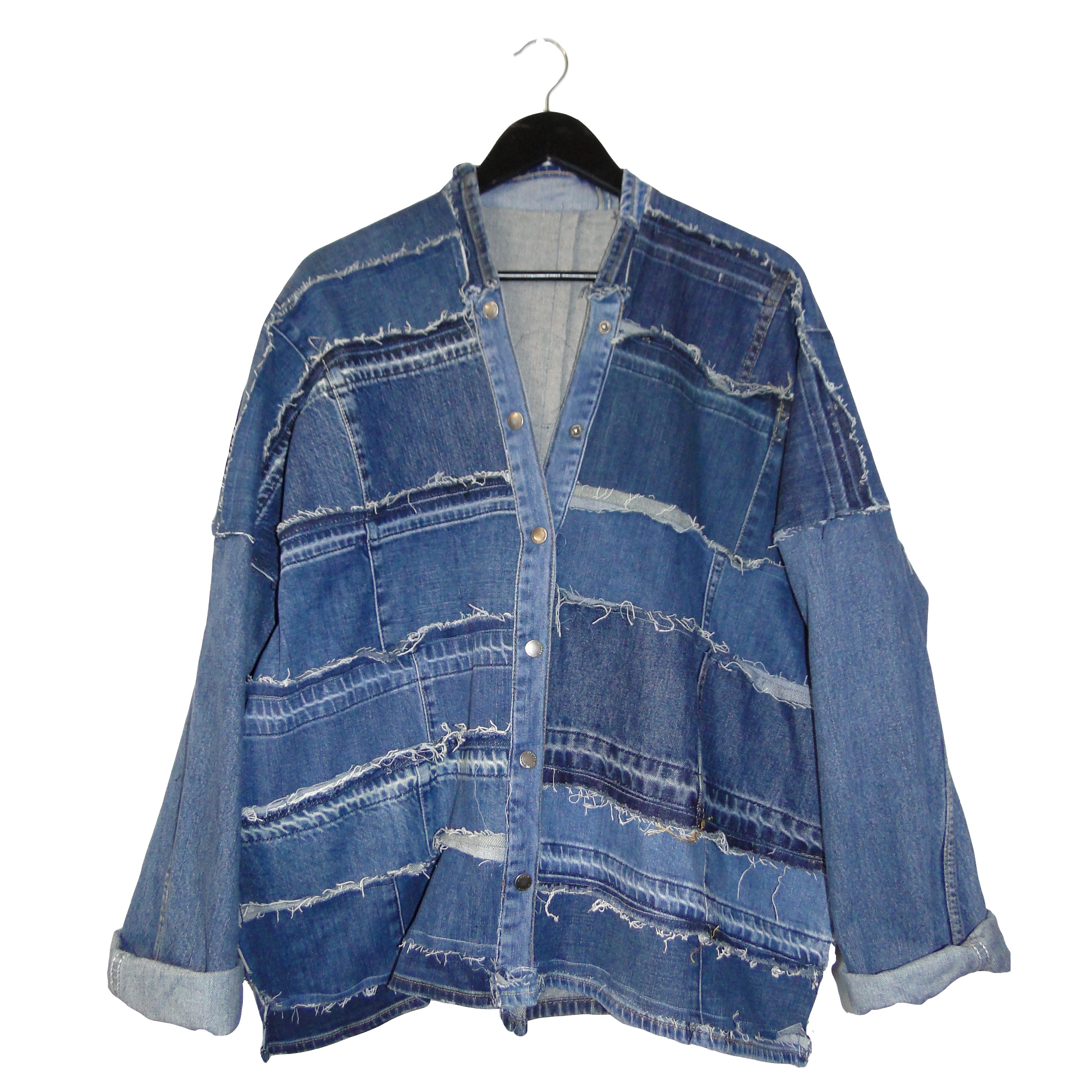 Through Being Cool - Upcycled denim jacket