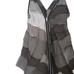 #REMIXbyStevieLeigh reversible upcycled genderless denim dress and vest
