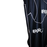 upcycled t-shirt tunic dress with hood #PunkAF