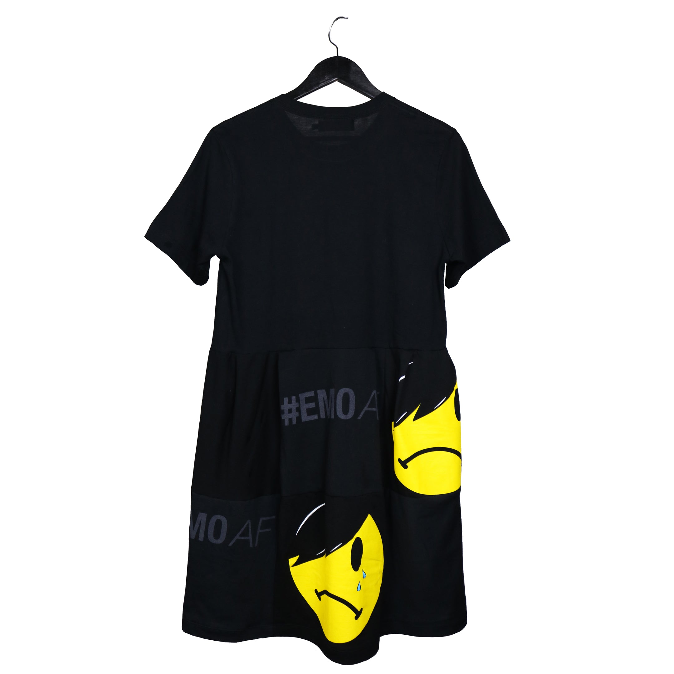 upcycled t-shirt tunic dress #emoAF emo emoji