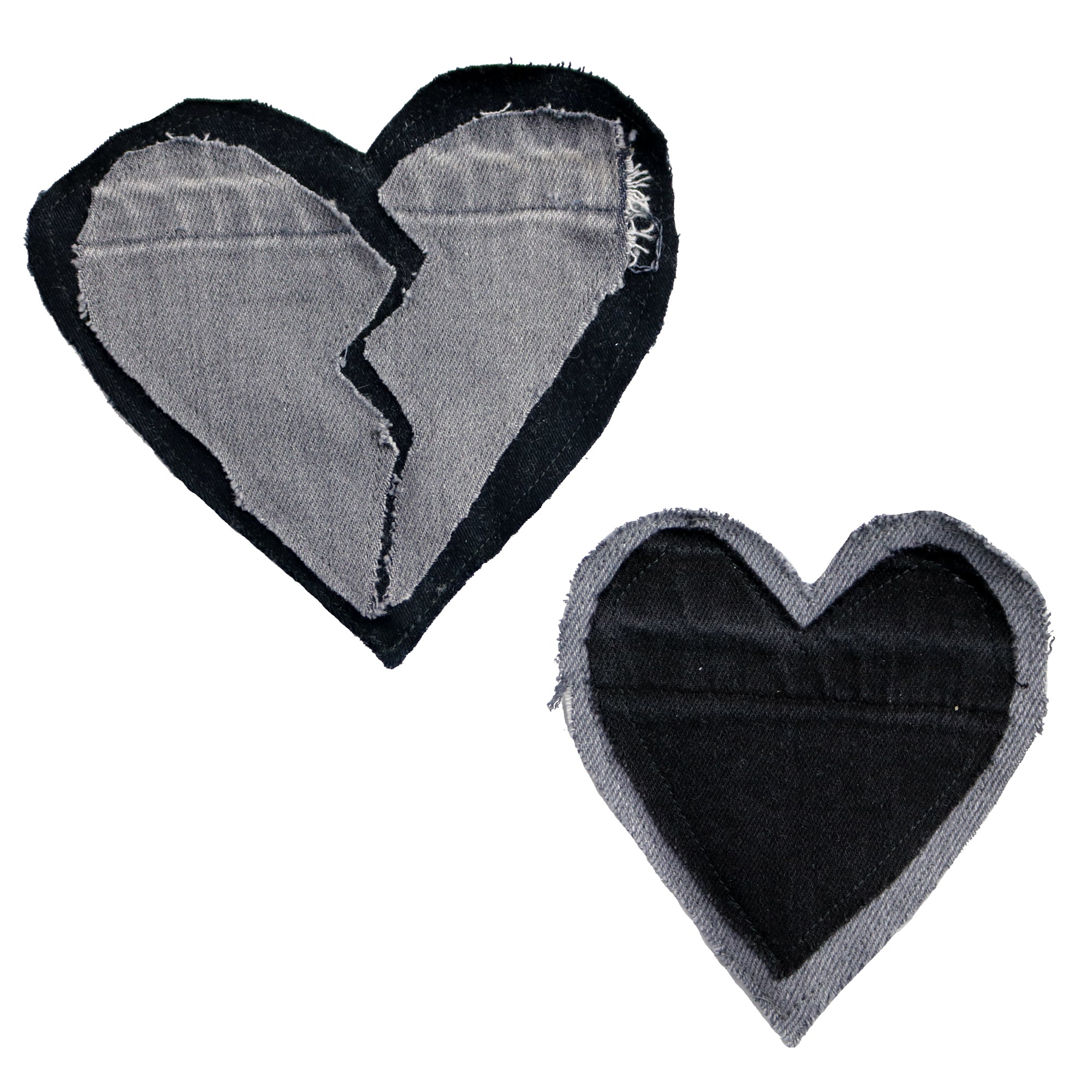 Heart iron on patches