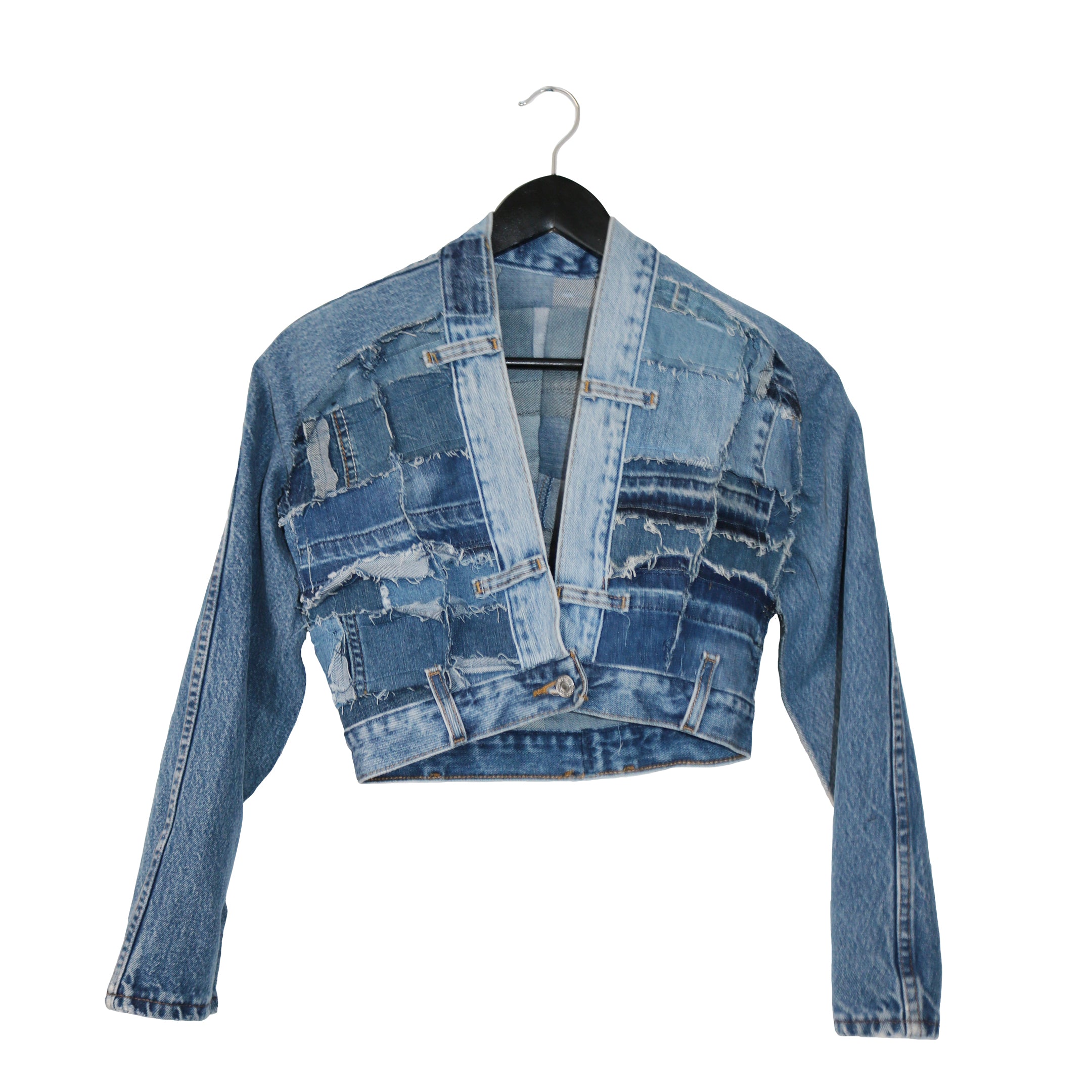 Denim Jacket- Upcycled - clothing & accessories - by owner - apparel sale -  craigslist