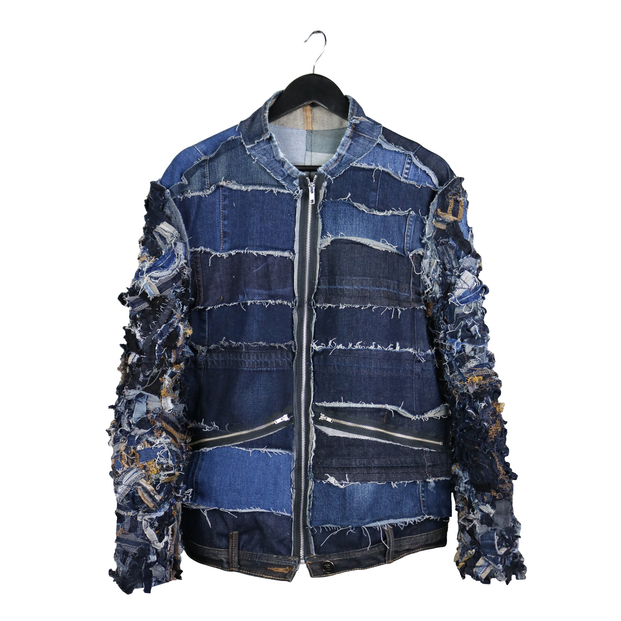 Archive 00's L.G.B Decayed Denim Jacket | keeen.co.th